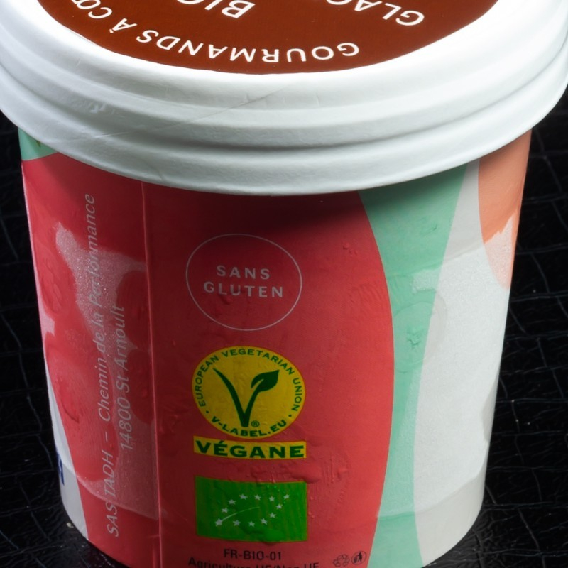 Glace chocolat coulis cacao La Veggisserie 120ml