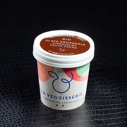 Glace chocolat coulis cacao La Veggisserie 120ml