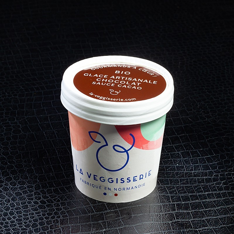 Glace chocolat coulis cacao La Veggisserie 120ml  Glaces