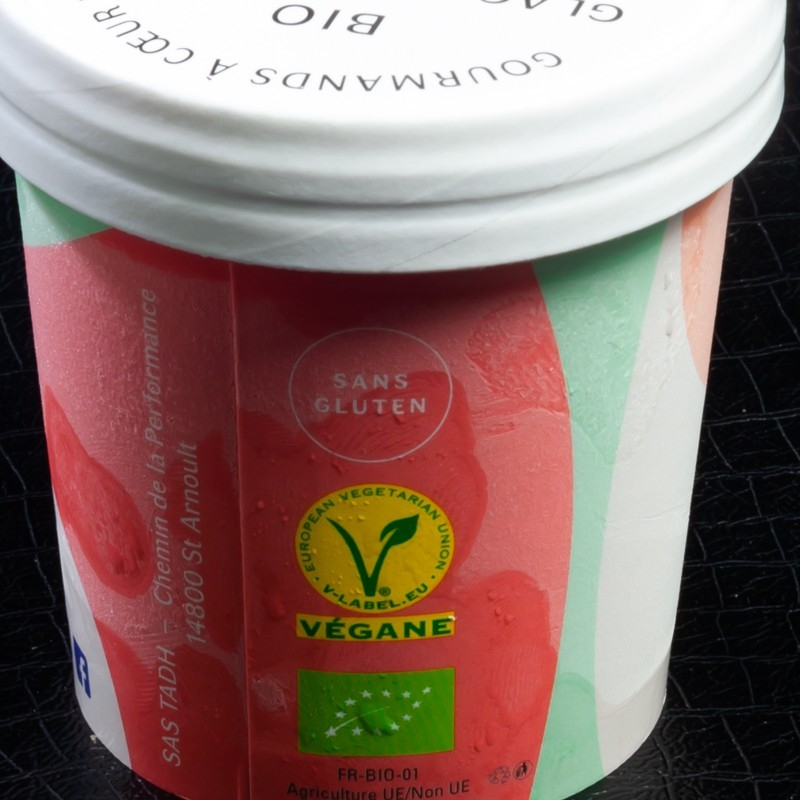 Glace noix de coco coulis citron La Veggisserie 120ml
