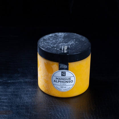 Glace mangue alphonso 500ml La Fabrique Givrée  Crème glacée