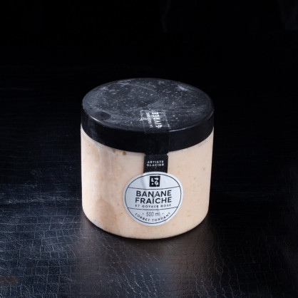 Glace banane fraiche et goyave rose La Fabrique Givrée 500ml