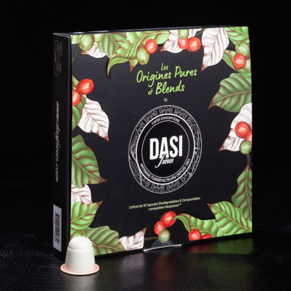 Coffret "Les origines pures et blend" x16 capsules Dasi Frères  Capsules et dosettes