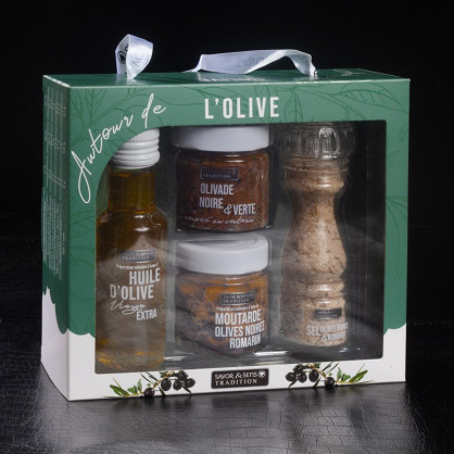 Coffret autour de l'olive Savor&Sens  Coffret salé