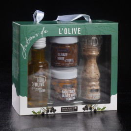 Coffret autour de l'olive Savor&Sens  Coffret salé