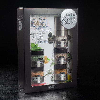 Coffret bar à saveur sels Savor&Sens  Coffret salé