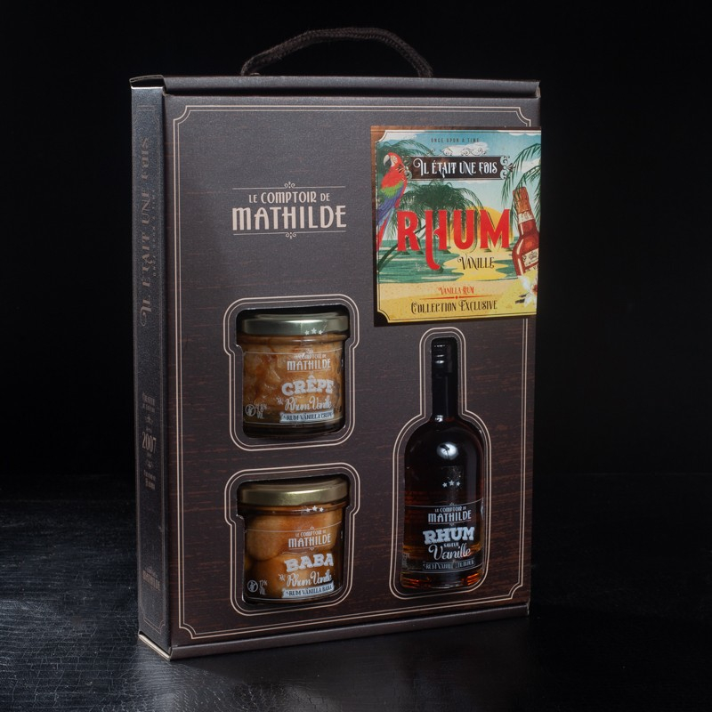 Coffret Il était une fois rhum et vanille Le comptoir de Mathilde  Coffrets