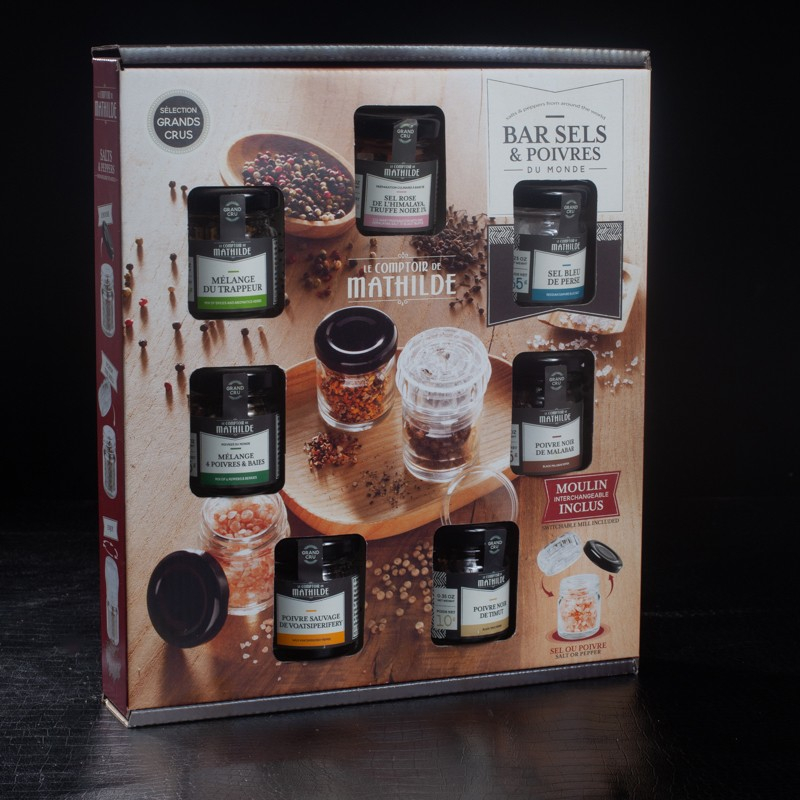 Coffret Bar à Sels du Monde - Le Savane - Côté Déco