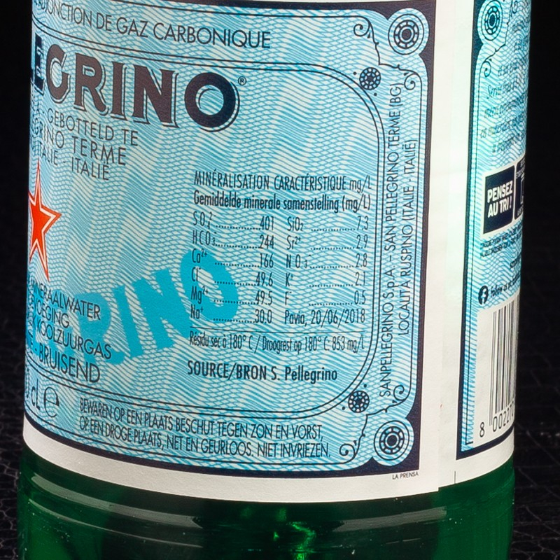 Eau gazeuse 50cl San Pellegrino  Eaux gazeuses