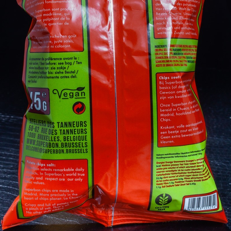 Chips au sel 145g Superbon Chips de Madrid  Chips