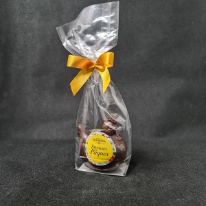 Poule chocolat noir Monbana 50g  Pâques