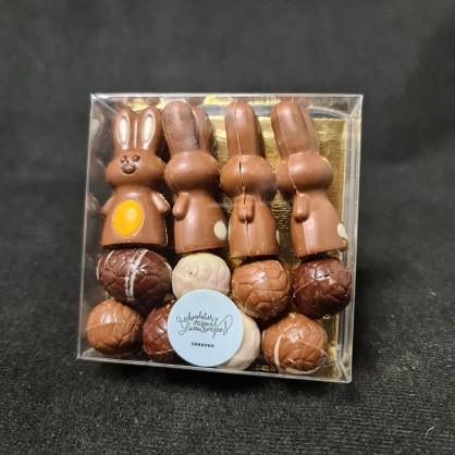 4 mini lapins fourrés Genaveh 120g