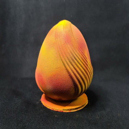 Obélisque bicolore lait maison