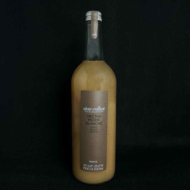 Nectar de pêche blanche Alain Milliat 1L  Jus de fruits et de légumes