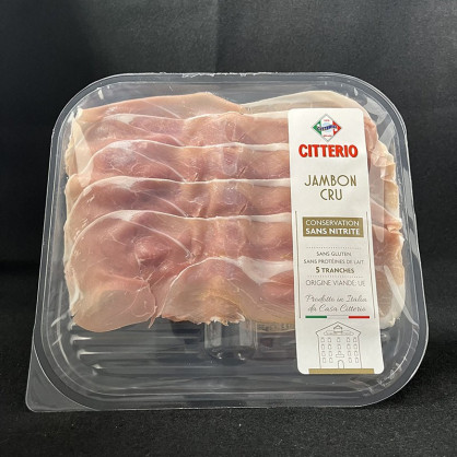 Jambon cru Citterio 80g  Charcuteries tranchées