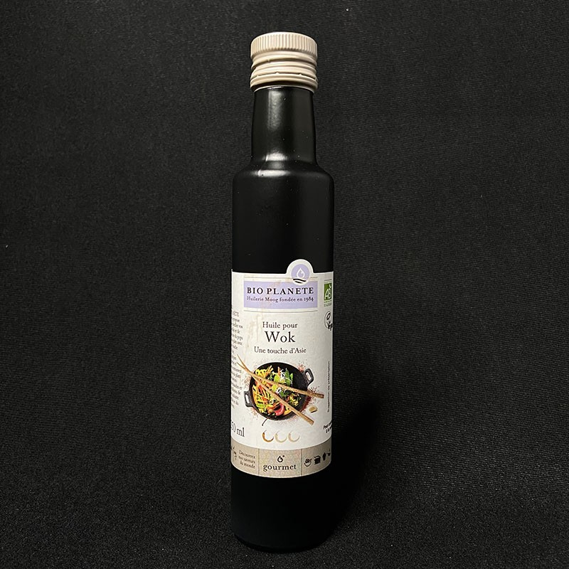 Huile spéciale wok 250ml Bio Planète  Huiles