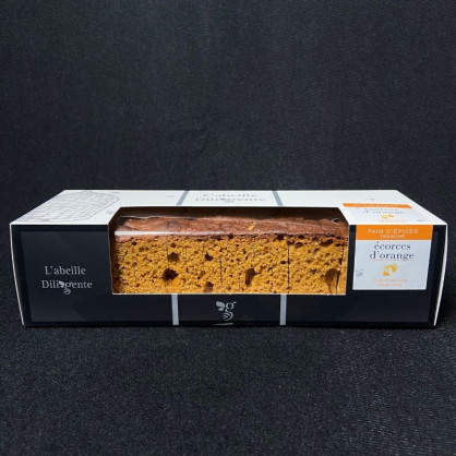 Pain d'épice écorce orange 300g L'Abeille Diligente  Gâteaux