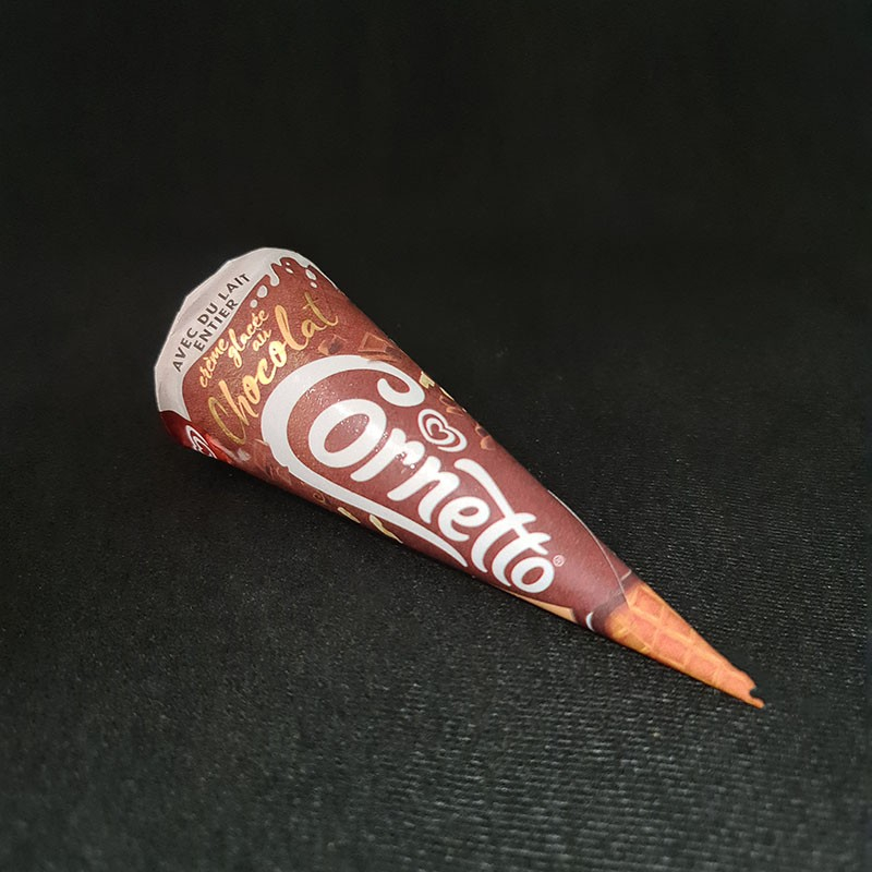 Glace en cornet Cornetto chocolat  Glaces en bâtonnets