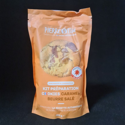 NPT - Kit préparation cookies caramel beurre salé Pierre & Tim 566g  A NE PAS TOUCHER