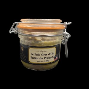 Foie gras canard entier Lagrèze 180g  Foie gras