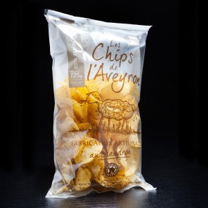 Chips au poivre noir Les chips de l'Aveyron 125g  Chips