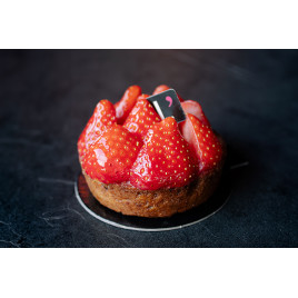 Tarte aux fraises individuelle  Pâtisseries individuelles