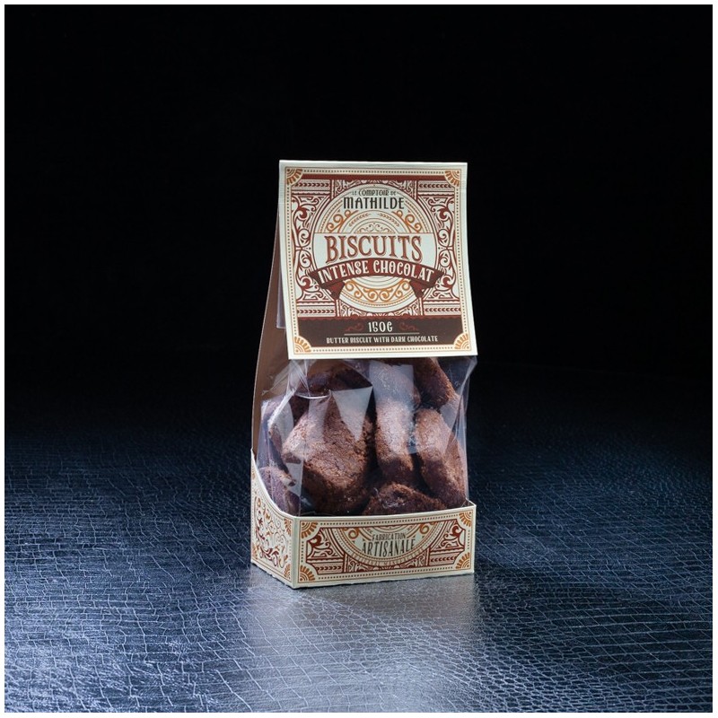 Biscuit intense chocolat Le comptoir de Mathilde 150g  Biscuits et gâteaux
