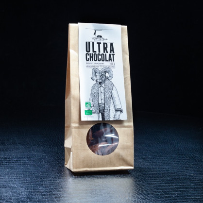 Biscuit ultra chocolat 140g La Pierre Qui Tourne  Biscuits