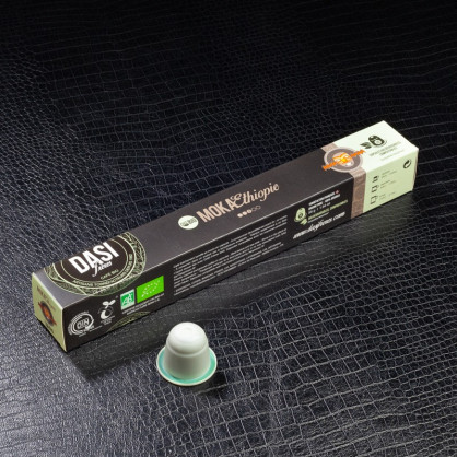 Ethiopie Moka bio biocapsules x10 Dasi Frères  Capsules et dosettes