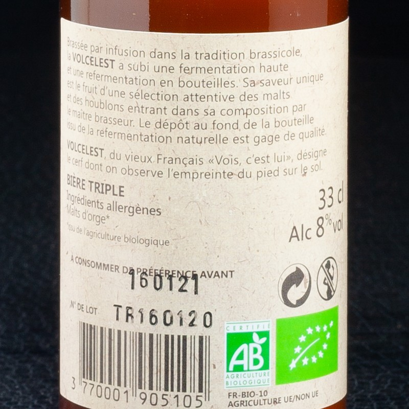 Bière triple 33cl Volcelest  Bières blondes