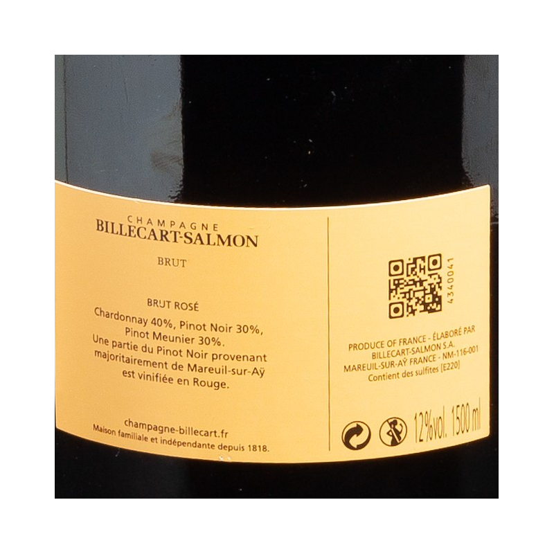 Champagne rosé 1.5L Billecart Salmon  Rosé