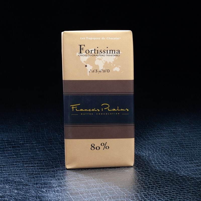 Fortissima chocolat 80% 100g Pralus  Tablettes de chocolat