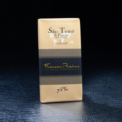 Sao Tomé chocolat 75% 100g Pralus  Tablettes de chocolat