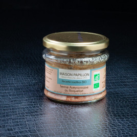 Terrine Aveyronnaise roquefort Maison papillon 160gr  Terrines et pâtés