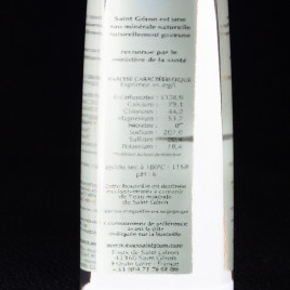 Eau gazeuse 75cl Saint Geron  Eaux gazeuses