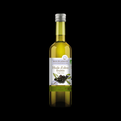 Huile d’olive E.V. fruitée 500ml Bio Planète  Huiles