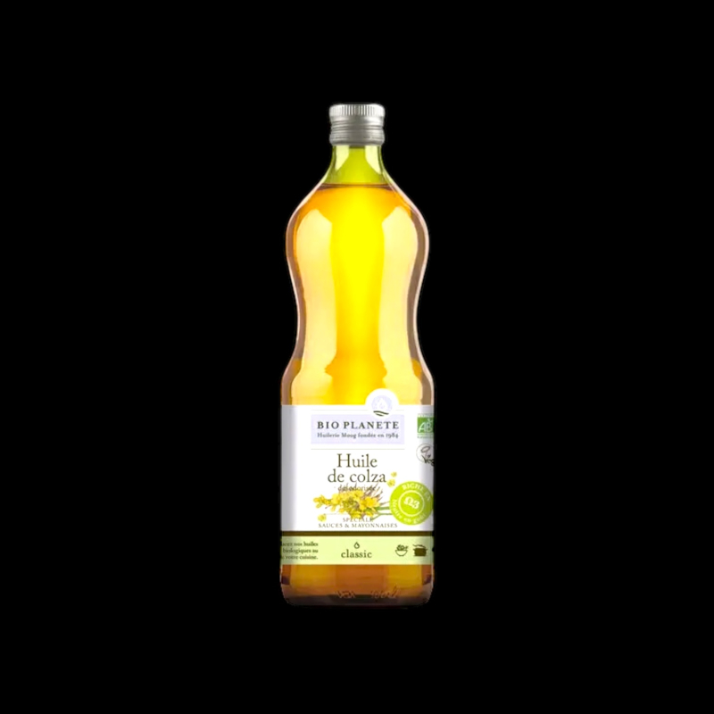 Huile de colza désodorisée 1L Bio Planète  Huiles