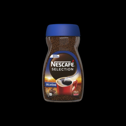 Café sélection décaféiné flacon 200g Nescafé  Soluble et cappuccino