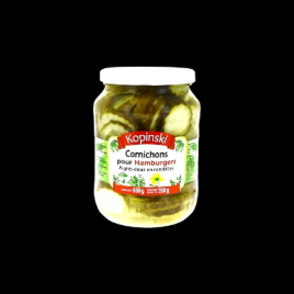 Cornichons hamburgers 380g Kopinski  Cornichons