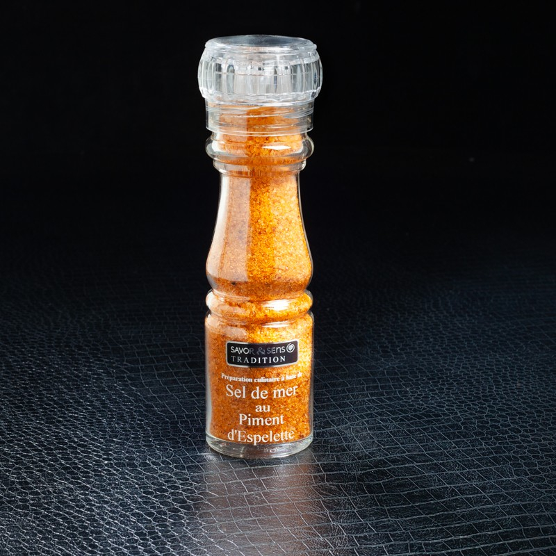 Sel de mer piment d'Espelette 145g Savor&Sens  Sel