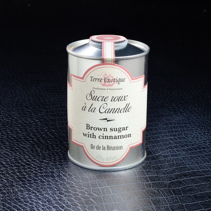 Sucre roux cannelle Terre Exotique 250gr  Farines, sucres et aides à la pâtisserie