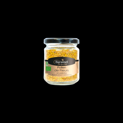 Pollen de fleurs bio 125g Baramel  Miels