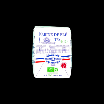 Farine de blé T65 bio 1kg Moulin de Versailles  Farines, sucres et aides à la pâtisserie