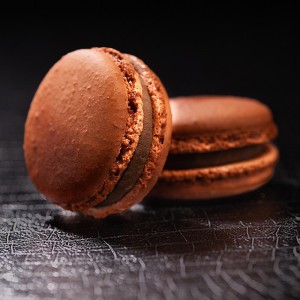 Macaron chocolat noir  Macarons sucrés