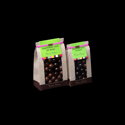 Agatines noir et lait 180g Pralus  Bonbons chocolat