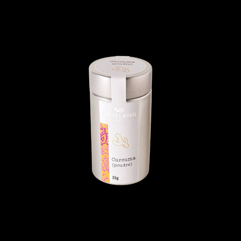 Curcuma poudre 35g Sur Les Quais  Épices