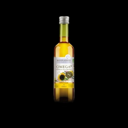 Huile oméga+ alliance 5 huiles bio 50cl Bio Planète  Huiles