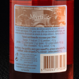 Limonade myrtille 33cl Elixia  Limonades, limes et tonics