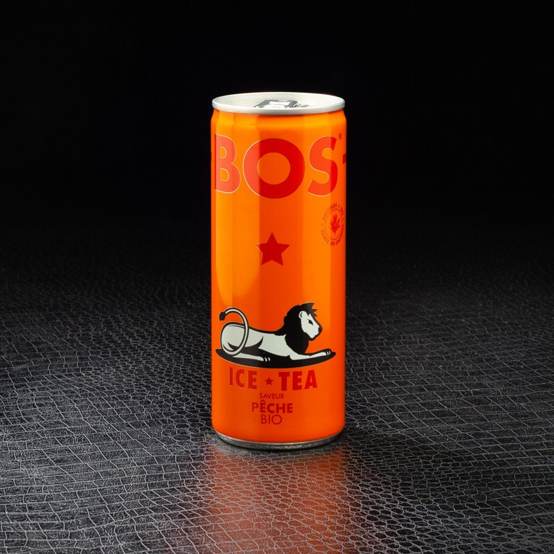Ice tea pêche 25cl Bos  Sodas