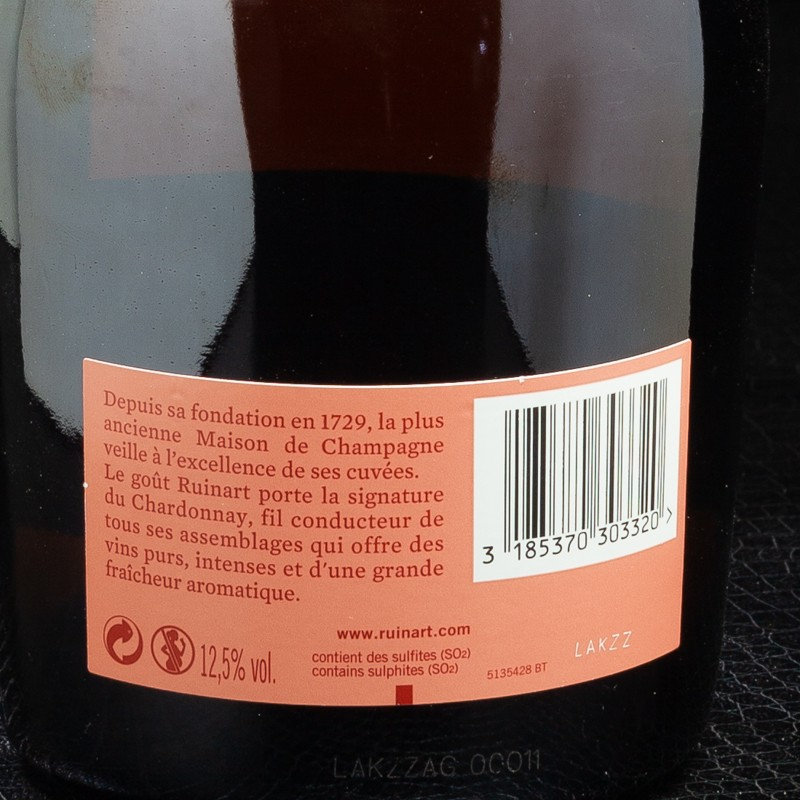 Champagne rosé 75cl Ruinart  Rosé